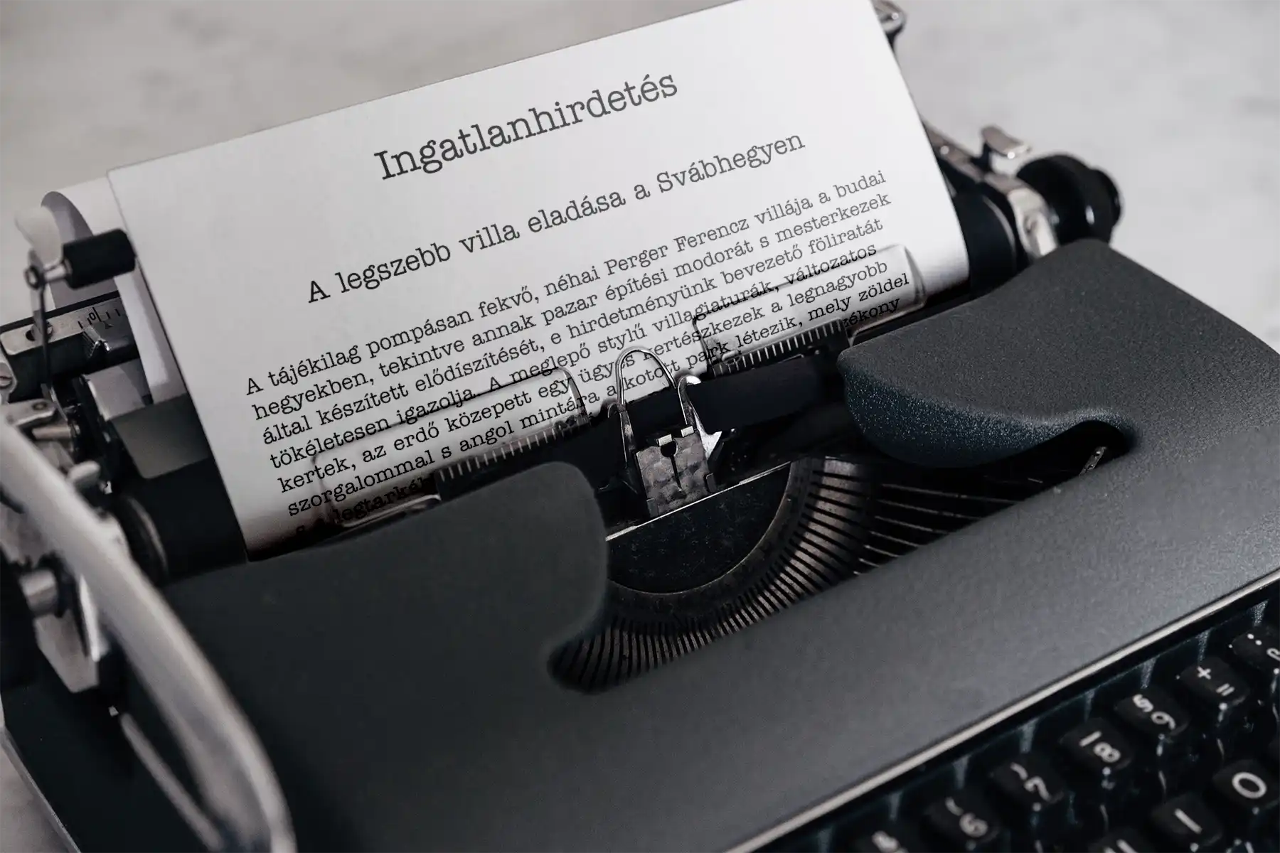 hagyományos hirdetés ingatlanmarketing, ingatlan eladás